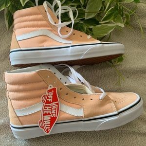 Brand New Peach Colored Vans